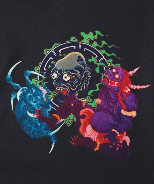 AIVER（アイバー）の「AIVER　百鬼夜行シャツ（シャツ/ブラウス・メンズ・ブラック/ボルドー/カーキ系・SMALL/MEDIUM/LARGE）」の17枚目の写真