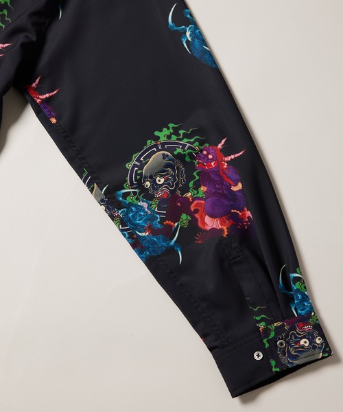 AIVER（アイバー）の「AIVER　百鬼夜行シャツ（シャツ/ブラウス・メンズ・ブラック/ボルドー/カーキ系・SMALL/MEDIUM/LARGE）」の13枚目の写真