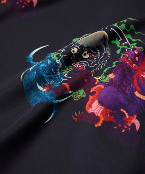 AIVER（アイバー）の「AIVER　百鬼夜行シャツ（シャツ/ブラウス・メンズ・ブラック/ボルドー/カーキ系・SMALL/MEDIUM/LARGE）」の16枚目の写真