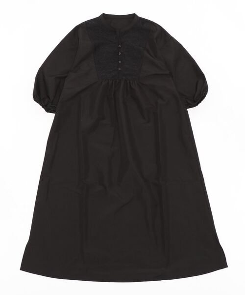 Samansa Mos2 blue（サマンサモスモスブルー）の「メッシュレースコンビワンピース（ワンピース・レディース・ブラック/オフホワイト/グリーン・ﾌﾘ-）」の17枚目の写真