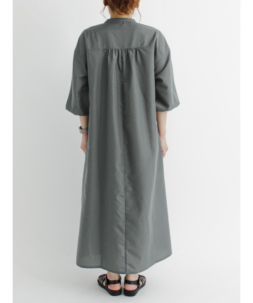 Samansa Mos2 blue（サマンサモスモスブルー）の「メッシュレースコンビワンピース（ワンピース・レディース・ブラック/オフホワイト/グリーン・ﾌﾘ-）」の8枚目の写真