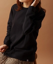 libelle more | USAコットン 天竺ドロップショルダー切替プルオーバー(Tシャツ/カットソー)