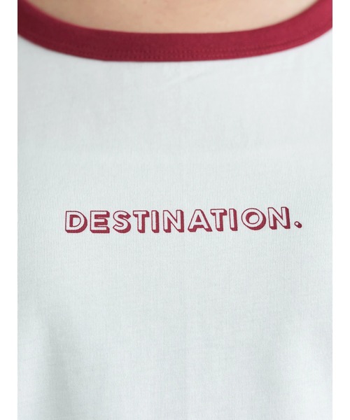 earth music&ecology（アースミュージックアンドエコロジー）の「リンガーTシャツ（Tシャツ/カットソー・レディース・オフホワイト/チャコールグレー/ラベンダー・S/M）」の15枚目の写真