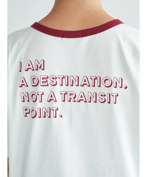 earth music&ecology（アースミュージックアンドエコロジー）の「リンガーTシャツ（Tシャツ/カットソー・レディース・オフホワイト/チャコールグレー/ラベンダー・S/M）」の22枚目の写真