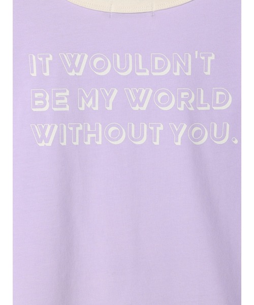 earth music&ecology（アースミュージックアンドエコロジー）の「リンガーTシャツ（Tシャツ/カットソー・レディース・オフホワイト/チャコールグレー/ラベンダー・S/M）」の8枚目の写真