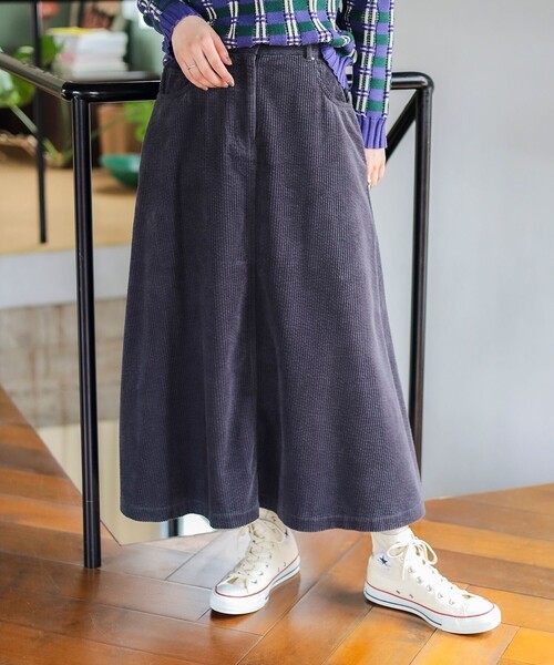 BEAMS HEART（ビームスハート）の「コーデュロイ フレアスカート