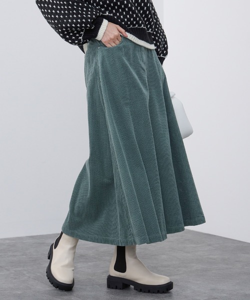 BEAMS HEART（ビームスハート）の「コーデュロイ フレアスカート
