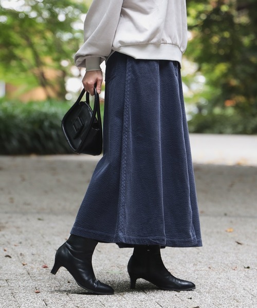 BEAMS HEART（ビームスハート）の「コーデュロイ フレアスカート