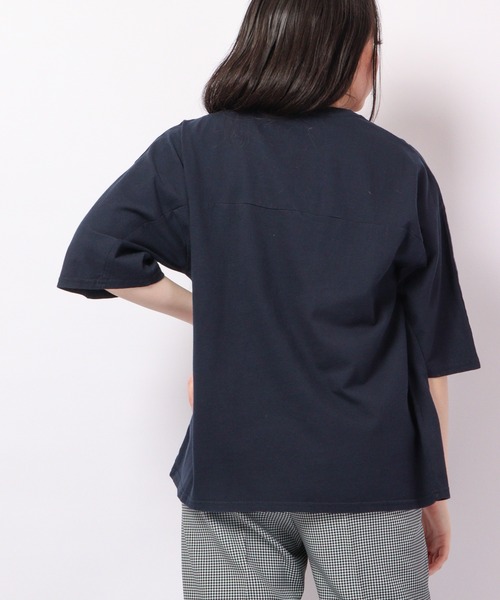 FUNALIVE(ファンアライブ)の「AMERICAN FUDGE RED INDIANバイオウォッシュ加工アメカジプリントT(Tシャツ/カットソー・レディース・ベージュ/レッド/ネイビー/グリーン・FREE)」の14枚目の写真