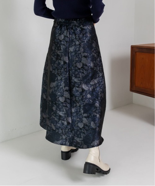 RANDA（ランダ）の「ジャガードフレアスカート（スカート・レディース・ブルー/ブラウン/ピンク・0/1）」の12枚目の写真