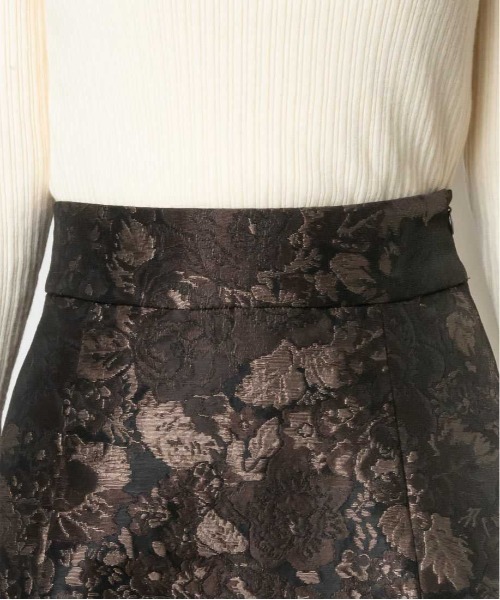 RANDA（ランダ）の「ジャガードフレアスカート（スカート・レディース・ブルー/ブラウン/ピンク・0/1）」の13枚目の写真