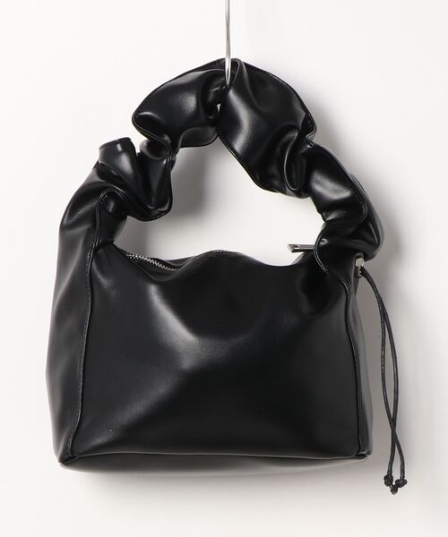 FREE'S MART（フリーズマート）の「シャーリングハンドルバッグ（トートバッグ・レディース・ホワイト/ブラック/ブラウン・ﾌﾘ-）」の5枚目の写真