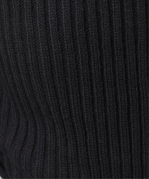 RAY CASSIN（レイカズン）の「アームウォーマー付きリブニット（ニット/セーター・レディース・ブラック/パープル/オフホワイト/グレイッシュベージュ・FREE）」の10枚目の写真