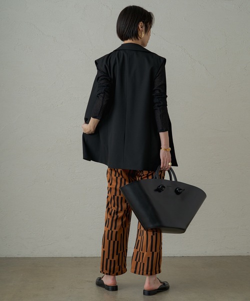 未使用ラウンジドレスGALENAガレナリネンファンバッグbag LOUNGEDRESS（ラウンジドレス）の「【GALENA/ガレナ】FAN BAG