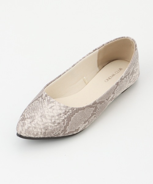 Honeys(ハニーズ)の「やわらかポインテッドトゥパンプス(パンプス・レディース・チャコールグレー/ブラック/ブラック系その他/パイソン/ライトベージュ/シルバー・22.5/24.5/23.5/24.0/23.0)」の20枚目の写真