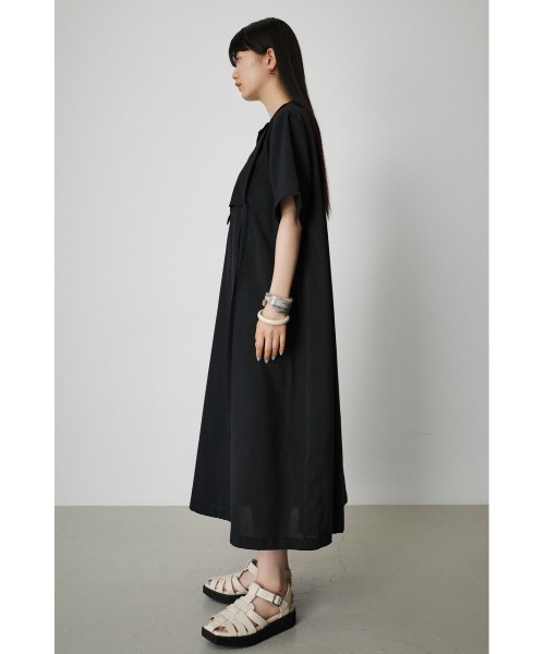 AZUL by moussy（アズールバイマウジー）の「FLAP LAYERED SHIRT ONEPIECE/フラップレイヤードシャツワンピース（ワンピース・レディース・ブラック/オフホワイト/ダークブルー・MEDIUM/SMALL）」の17枚目の写真
