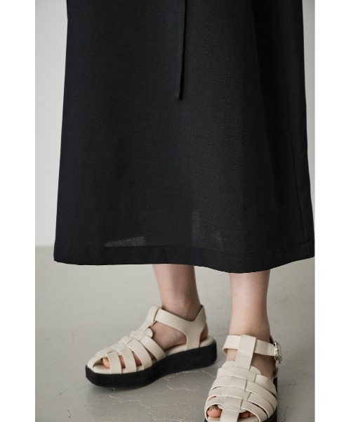 AZUL by moussy（アズールバイマウジー）の「FLAP LAYERED SHIRT ONEPIECE/フラップレイヤードシャツワンピース（ワンピース・レディース・ブラック/オフホワイト/ダークブルー・MEDIUM/SMALL）」の21枚目の写真