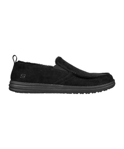 SKECHERS(スケッチャーズ)の「SKECHERS MELSON-WILLMORE / スケッチャーズ メルソン-ウィルモア(スリッポン・メンズ・黄土色系/ブラック・25.5cm/26cm/26.5cm/27cm/27.5cm/28cm)」の4枚目の写真