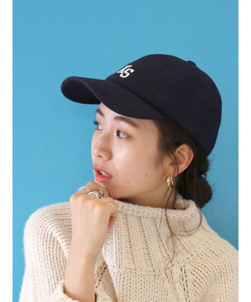 Ungrid（アングリッド）の「ウール混ロゴCAP（キャップ・レディース・グリーン/ネイビー/グレー・FREE）」の8枚目の写真