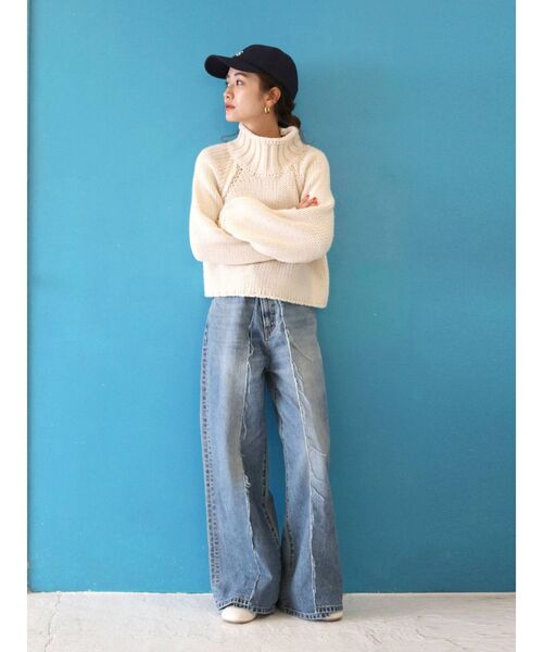 Ungrid（アングリッド）の「ウール混ロゴCAP（キャップ・レディース・グリーン/ネイビー/グレー・FREE）」の10枚目の写真