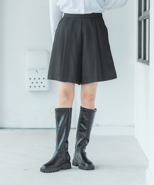 LEPSIM（レプシィム）の「キュロットパンツ　162646（その他パンツ・レディース・ブラウン/ブラック・FREE）」の2枚目の写真