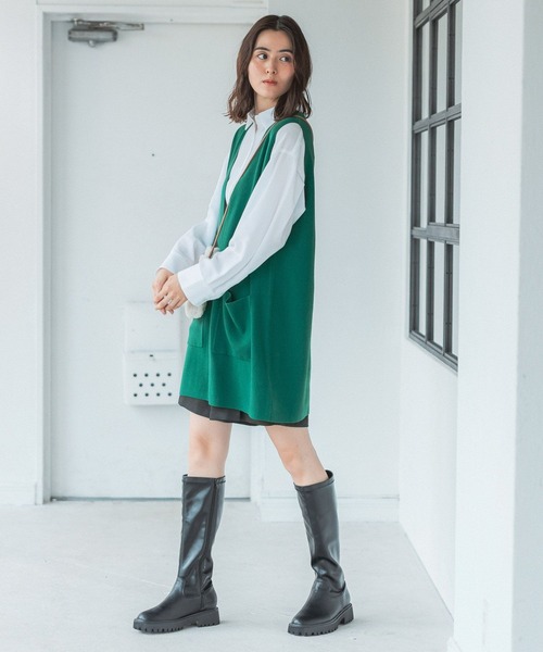 LEPSIM（レプシィム）の「キュロットパンツ　162646（その他パンツ・レディース・ブラウン/ブラック・FREE）」の7枚目の写真