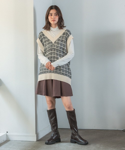 LEPSIM（レプシィム）の「キュロットパンツ　162646（その他パンツ・レディース・ブラウン/ブラック・FREE）」の8枚目の写真