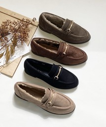 AmiAmi（アミアミ）の「ビット付きファーローファー（ローファー）」