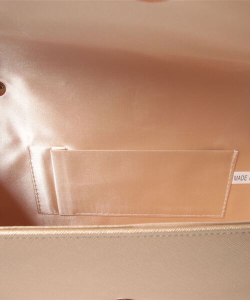 Kana（カナ）の「V字 メタルモチーフ 3way パーティーバッグ 結婚式 お呼ばれ オケージョン（ハンドバッグ・レディース・シルバー/ブラック/ベージュ・フリー）」の5枚目の写真