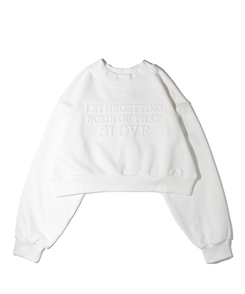 one way（ワンウェイ）の「エンボスロゴスウエット（スウェット・レディース・ホワイト/ブラック/ライトグリーン・FREE）」の2枚目の写真