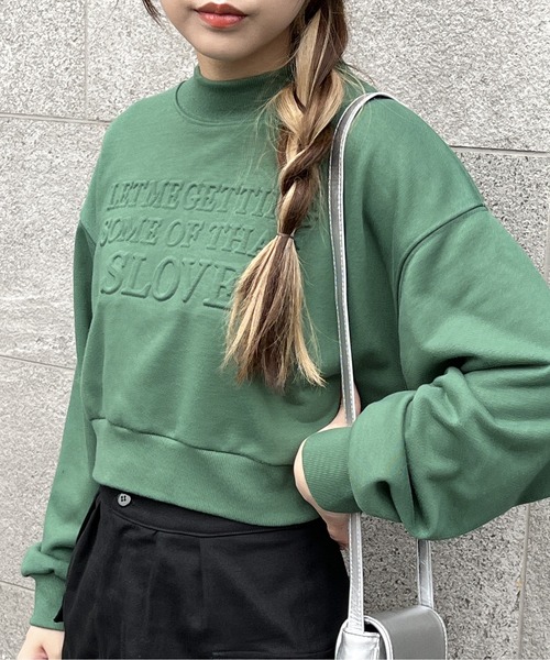 one way（ワンウェイ）の「エンボスロゴスウエット（スウェット・レディース・ホワイト/ブラック/ライトグリーン・FREE）」の13枚目の写真