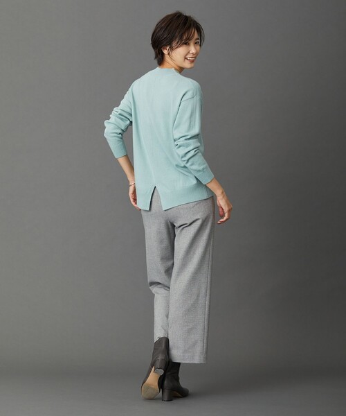 J.PRESS(ジェイプレス)の「【洗える】チェルビック セミワイド パンツ(その他パンツ・レディース・ベージュ系/ライトグレー系/ブラック系・11/7/9/13)」の5枚目の写真