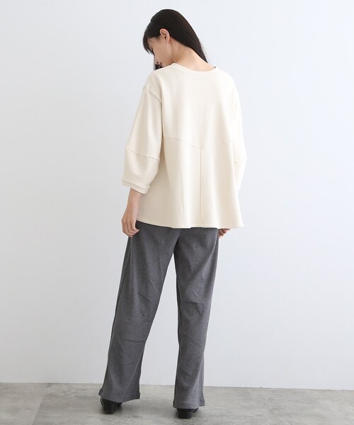 INDIVI(インディヴィ)の「【LIFE】リラックスリブ ストレートパンツ(その他パンツ・レディース・チャコール/ライトグレー系8・38)」の17枚目の写真