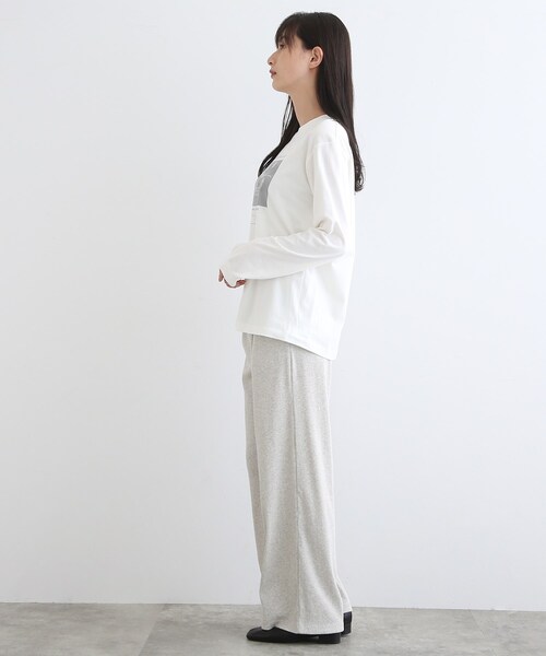 INDIVI(インディヴィ)の「【LIFE】リラックスリブ ストレートパンツ(その他パンツ・レディース・チャコール/ライトグレー系8・38)」の18枚目の写真