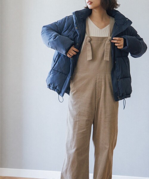 THE SHOP TK (ザ ショップ ティーケー )の「◆【蓄熱保温/軽量】中綿フードブルゾン(ブルゾン・レディース・ネイビー/ライトベージュ/オフホワイト・12/11/13/14)」の17枚目の写真