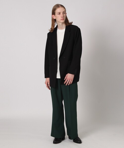 tk.TAKEO KIKUCHI（ティーケータケオキクチ）の「◆スラントカットカラージャケット（テーラードジャケット・メンズ・ブラック/ダークグリーン/サンドベージュ・02/03）」の13枚目の写真