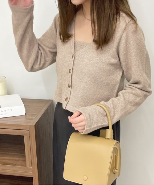 apres jour(アプレジュール)の「メランジニットアンサンブル【ZOZOTOWN限定アイテム】(ニット/セーター・レディース・グレー系その他/ベージュ系その他/グリーン系その他・X-LARGE/フリー)」の15枚目の写真