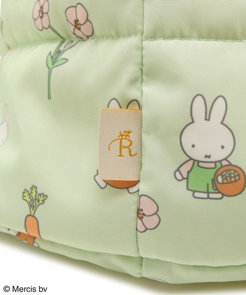 Miffy( ミッフィー)の「miffy(ミッフィー )×ROPE' PICNIC/撥水加工キルティングトートバッグ(トートバッグ・レディース・ライトグリーン/ピンク系その他2・FREE)」の3枚目の写真