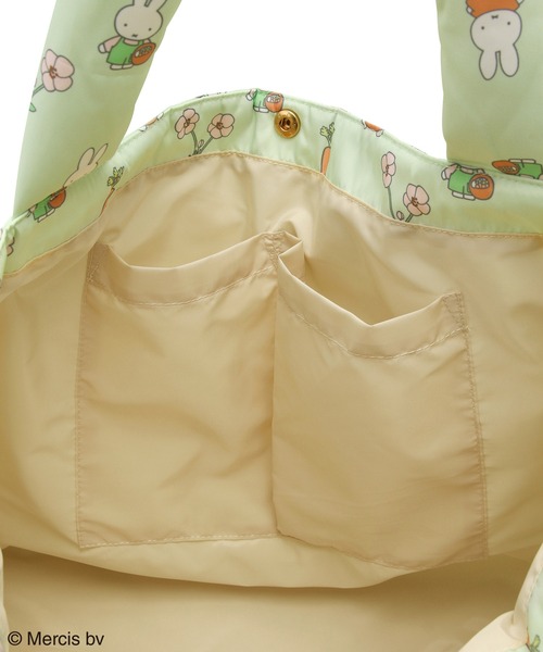 Miffy( ミッフィー)の「miffy(ミッフィー )×ROPE' PICNIC/撥水加工キルティングトートバッグ(トートバッグ・レディース・ライトグリーン/ピンク系その他2・FREE)」の9枚目の写真