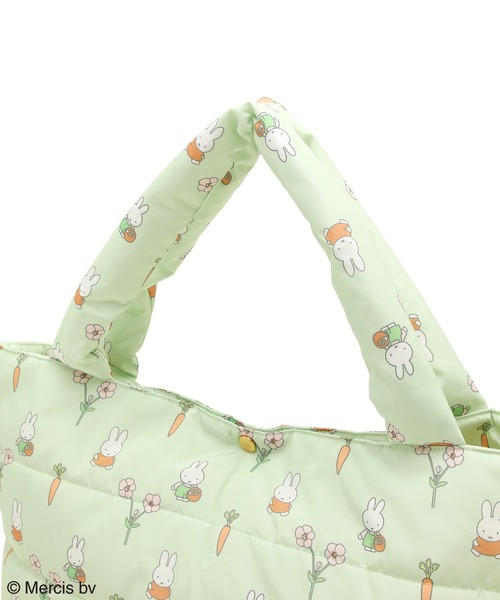 Miffy( ミッフィー)の「miffy(ミッフィー )×ROPE' PICNIC/撥水加工キルティングトートバッグ(トートバッグ・レディース・ライトグリーン/ピンク系その他2・FREE)」の14枚目の写真