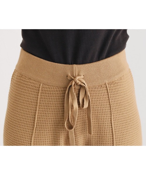 reca（レカ）の「カシミヤ混ワッフルニットパンツ（その他パンツ・レディース・グレー/ブラウン/アイボリー/ベージュ・FREE）」の14枚目の写真