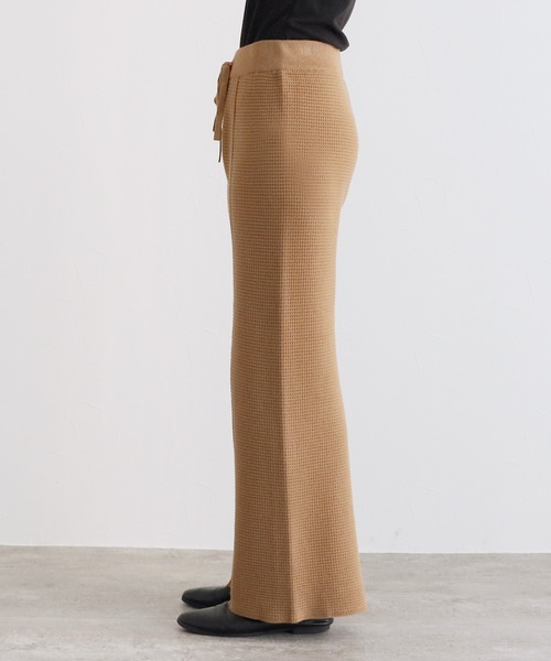 reca（レカ）の「カシミヤ混ワッフルニットパンツ（その他パンツ・レディース・グレー/ブラウン/アイボリー/ベージュ・FREE）」の16枚目の写真