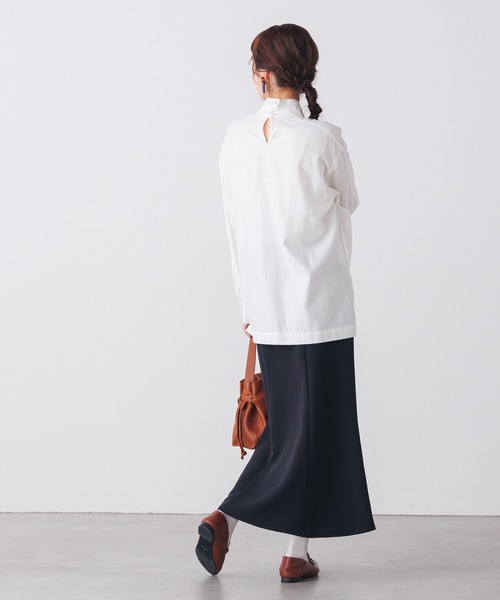 hunch（ハンチ）の「Iラインマーメイドスカート（スカート・レディース・ブラック/ピンク/グリーン/パープル・FREE）」の5枚目の写真