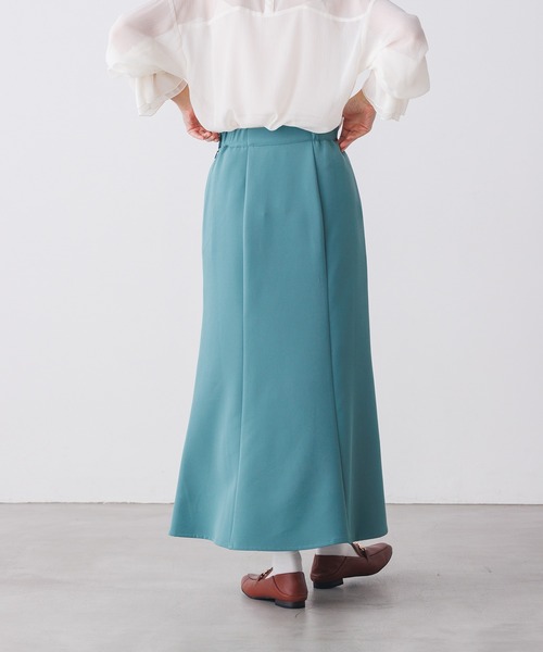 hunch（ハンチ）の「Iラインマーメイドスカート（スカート・レディース・ブラック/ピンク/グリーン/パープル・FREE）」の8枚目の写真