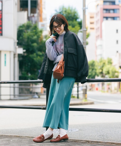 hunch（ハンチ）の「Iラインマーメイドスカート（スカート・レディース・ブラック/ピンク/グリーン/パープル・FREE）」の13枚目の写真