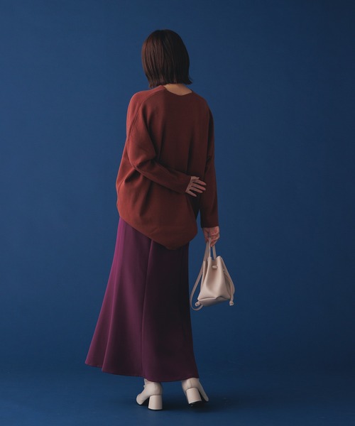 hunch（ハンチ）の「Iラインマーメイドスカート（スカート・レディース・ブラック/ピンク/グリーン/パープル・FREE）」の14枚目の写真