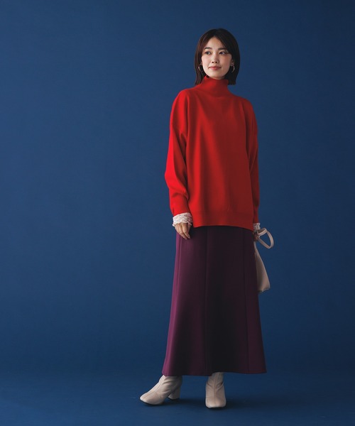 hunch（ハンチ）の「Iラインマーメイドスカート（スカート・レディース・ブラック/ピンク/グリーン/パープル・FREE）」の15枚目の写真