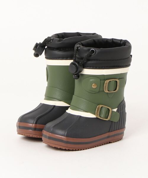 IFME（イフミー）の「《IFME》BABY RUBBER BOOTS 80-2905（ブーツ・キッズ・グリーン/パープル/ブラウン/ベージュ・15.0cm/12.0cm/14.0cm/13.0cm）」の4枚目の写真