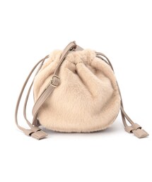 SHOO・LA・RUE | フェイクファー巾着ショルダーバッグ(ショルダーバッグ)