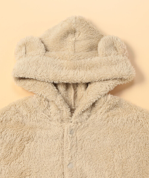 COMME CA ISM(コムサイズム)の「耳付き マント(60-80cm)(その他ベビー用品・キッズ・ベージュ/アイボリー・60-80cm)」の9枚目の写真